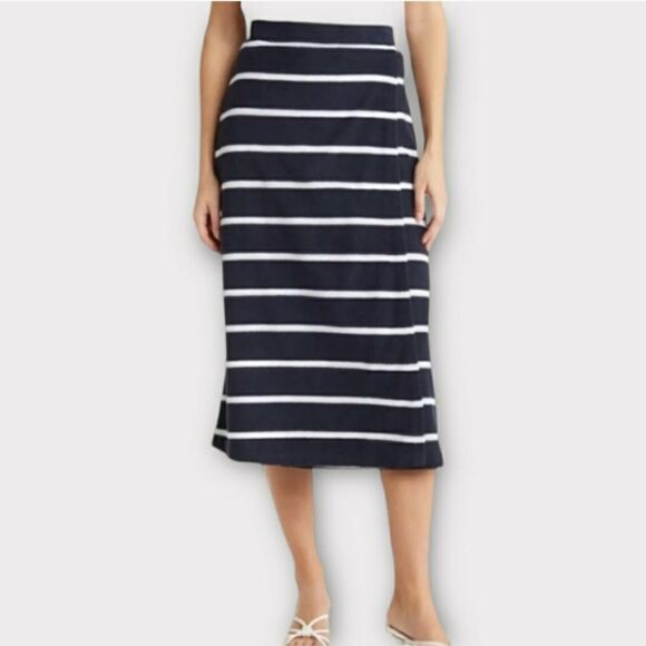 Club Monaco Terry Toweling Wrap Skirt Sz L - Picture 1 of 9